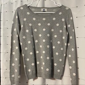 Polka dot sweater